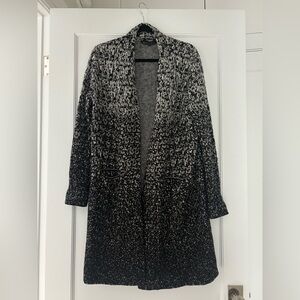 Athleta knee length cashmere and wool cardigan sweater coat Sz S